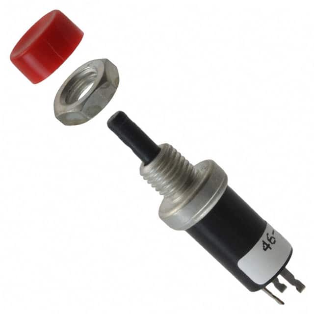 46-111 RED SWITCH PUSH SPDT 0.25A 115V