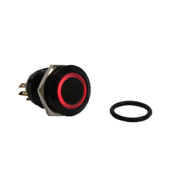AH1NBBRN SWITCH PB DPST-NO/NC 1A 125V