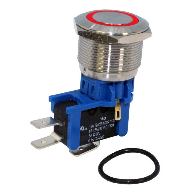 DHU251NBSRGNB SWITCH PB SPDT 16A 125V