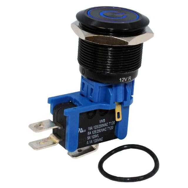 DHU251LGBBNB SWITCH PB SPDT 16A 125V