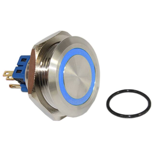 DH301NBSBN SWITCH PB DPST-NO/NC 2A 125V