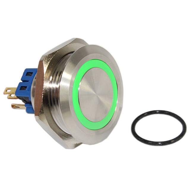 DH301NBSGN SWITCH PB DPST-NO/NC 2A 125V