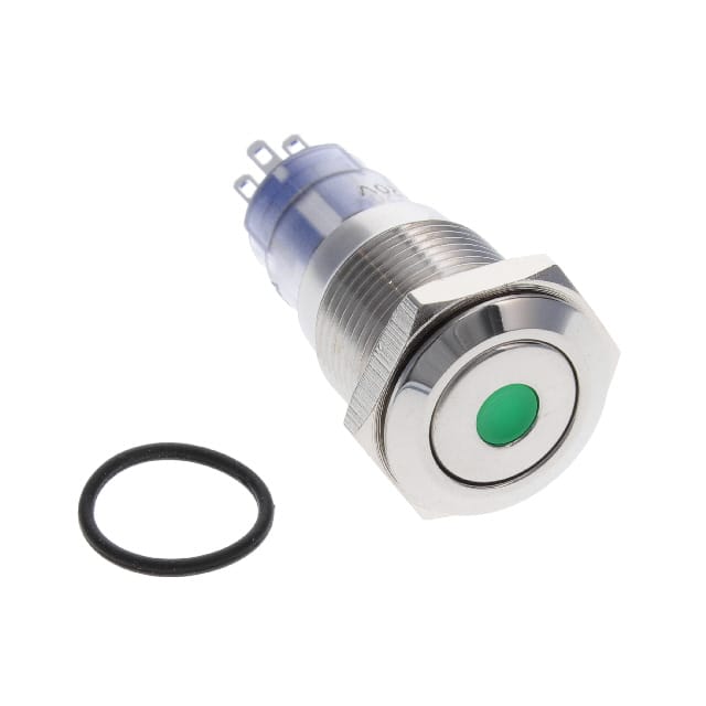 MP0045/1E1GN220S SWITCH PB DPST ON-OFF ILLUM GRN