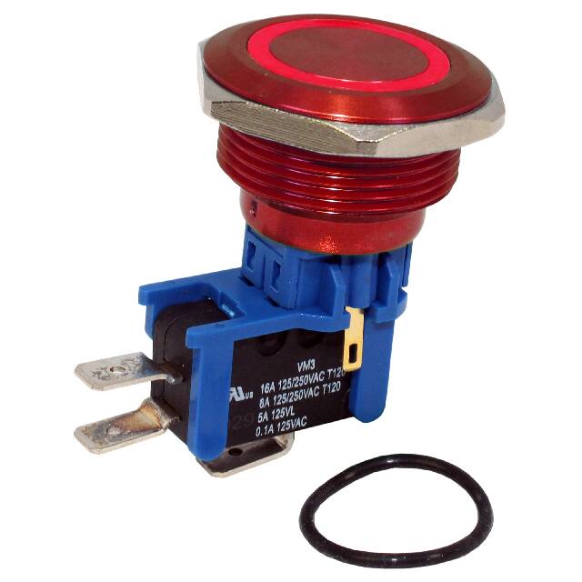 DHU301LBRRNB SWITCH PB SPDT 16A 125V
