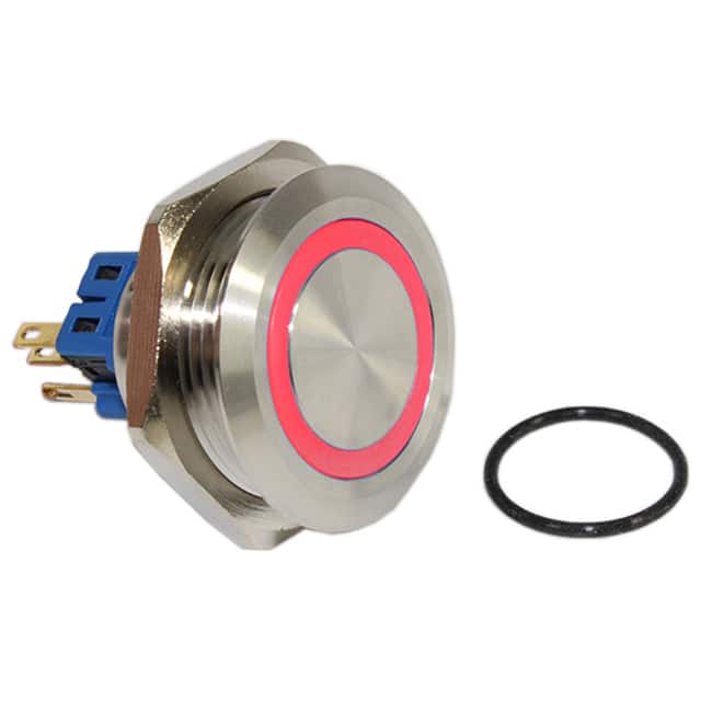 DH301LBSRN SWITCH PB DPST-NO/NC 2A 125V