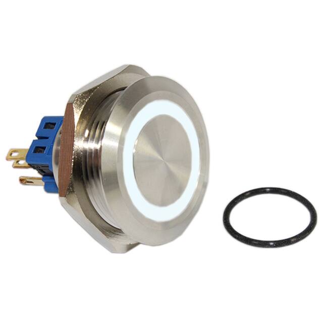 DH301NBSWN SWITCH PB DPST-NO/NC 2A 125V