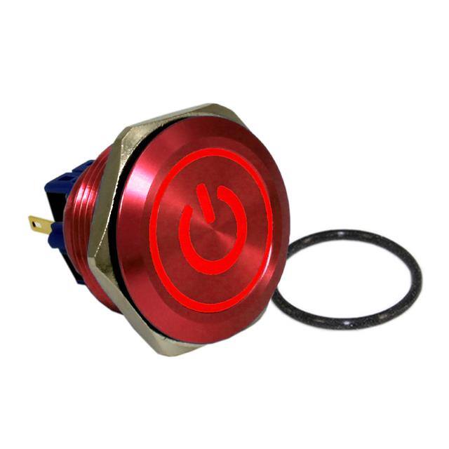 DH301NGRR12 SWITCH PB DPST-NO/NC 2A 125V