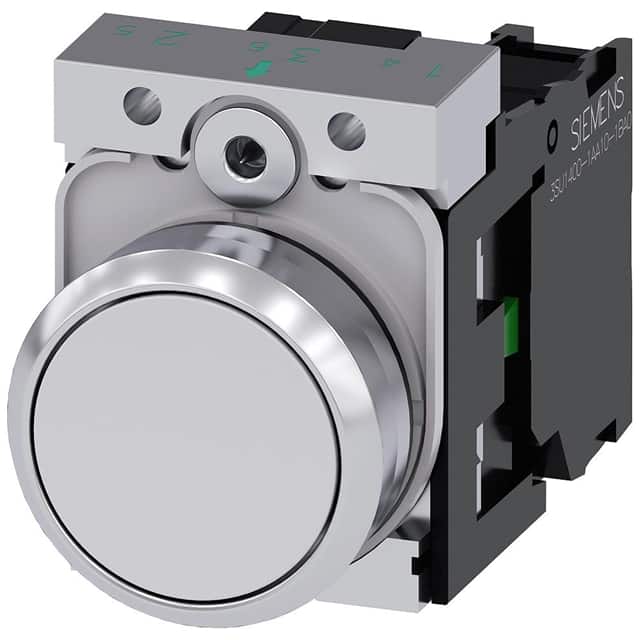 3SU11500AB601BA0 PUSHBUTTON, MOM, WHT, FLUSH