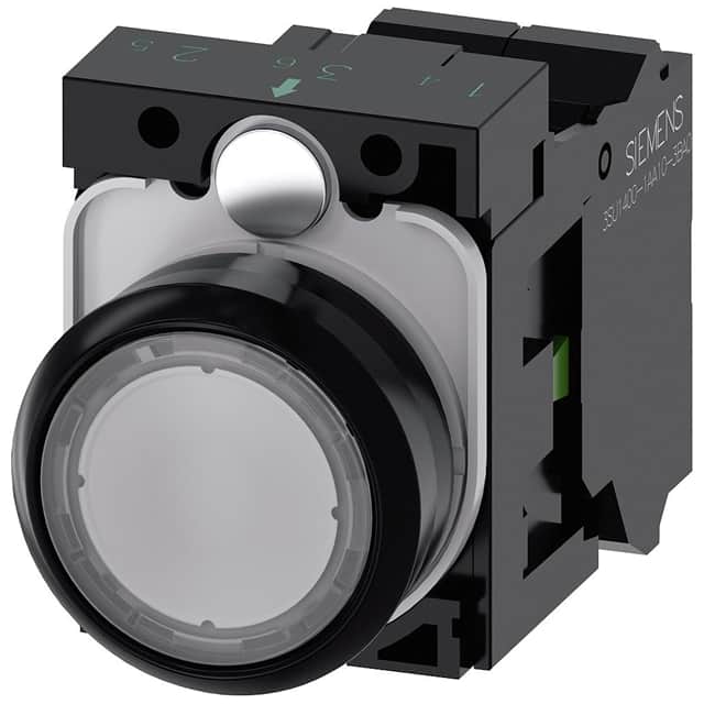 3SU11060AB703BA0 ILLUMINATED PUSHBUTTON, MOM, CLR