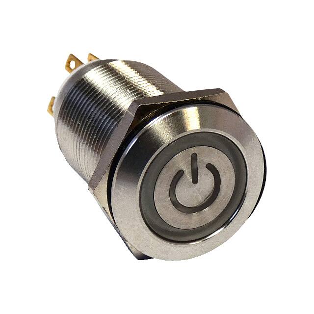 SW19STM335 SWITCH PB SOLDER TAG MOM PWR 110