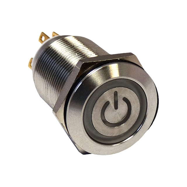 SW19STL325 SWITCH PB SOLDER TAG ALT ACT PWR