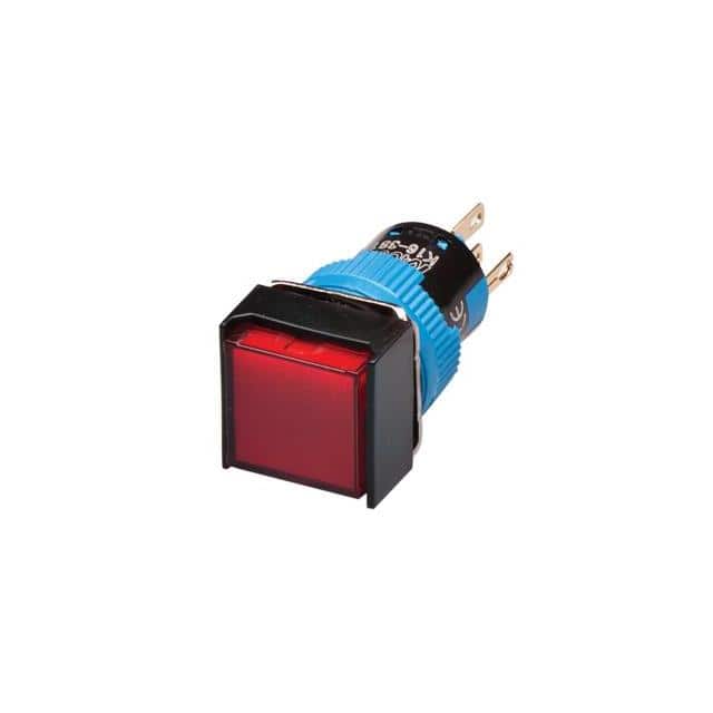 K16-321-R 16MM SWITCH PUSH SQARE SPDT RED
