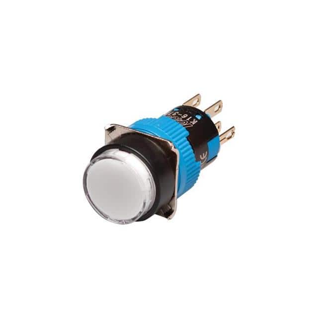K16-271-W-24VDC 16MM SWITCH PUSH RND SPDT WHITE