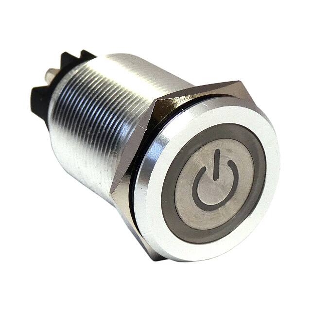 SW19SSL312 SWITCH PB SCREW ALT ACT PWR 12V
