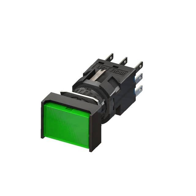M6P-CMS2-06EG PB-MOM-DPDT-6VDC-GREEN