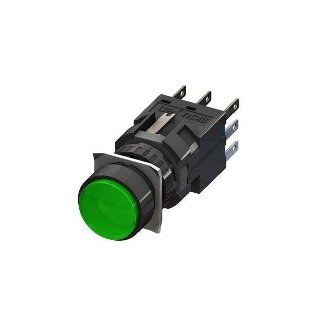 M6P-AAS1-110G PB-ALT-SPDT-110VAC-GREEN