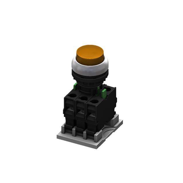 M22XP-MSB20-E230-Y EXT PB-MOM-2A-LED-YELLOW