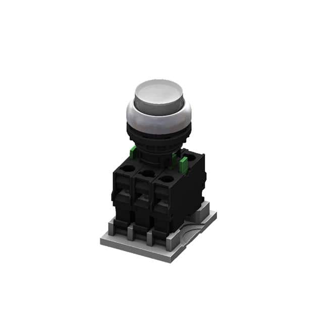 M22XP-MSB20-E230-W EXT PB-MOM-2A-LED-WHITE