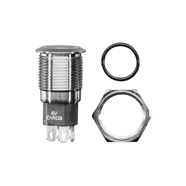 4659 RUGGED METAL SILVER FINISH PUSHB