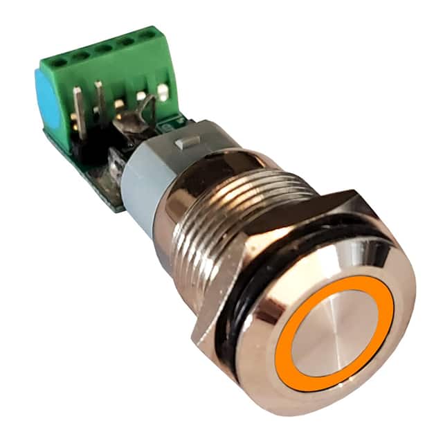 LS-16-S-O 16MM DEBOUNCE PB SW SCRW LED OR