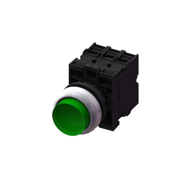 M22XP-MSF02-E230-G EXT PB-MOM-2B-LED-GREEN