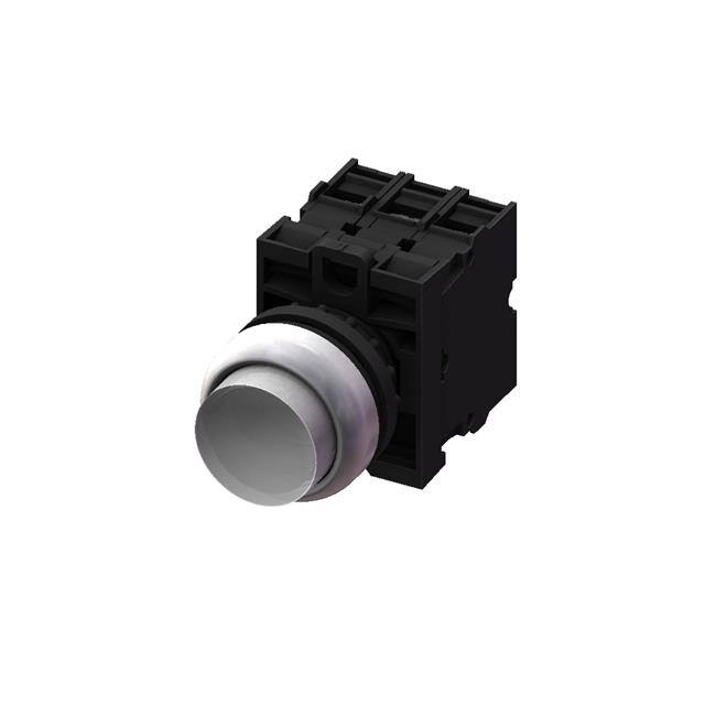 M22XP-MSF02-E230-W EXT PB-MOM-2B-LED-WHITE