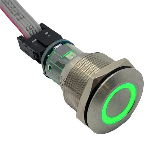 LSVR-22-R 22mm Van Res, debounce, Rd PB Sw