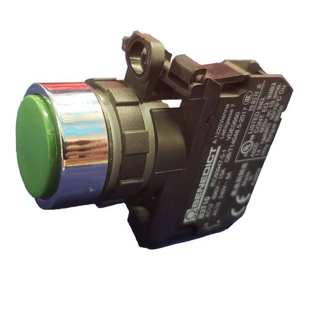 BC3D GN/10 PB GREEN + CONNECTOR+1N/O