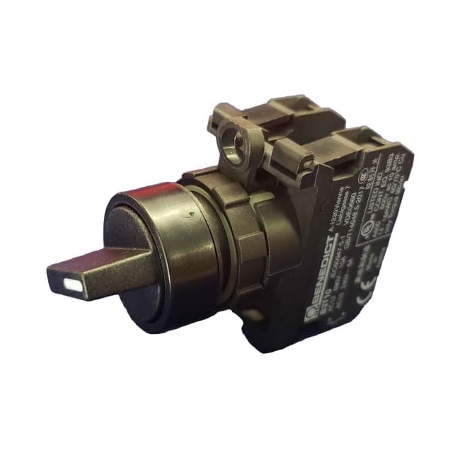 BS3KN2/10 PB SELECTOR  O-I + CONNECTOR+1NO