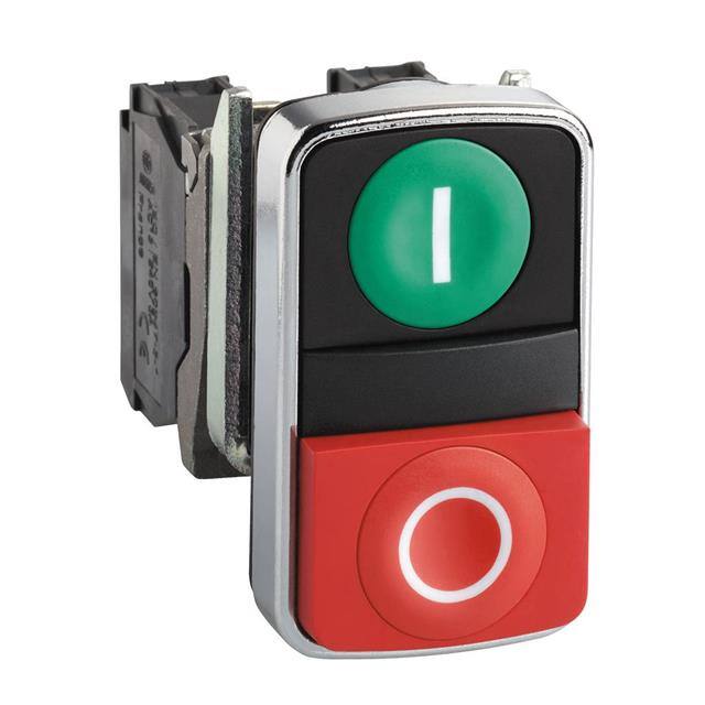 XB4BL73415 HARMONY XB4, DOUBLE-HEADED PUSH
