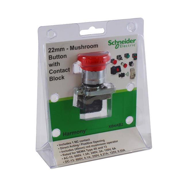 XB4AB2 22MM PUSH BUTTON, HARMONY XB4, M