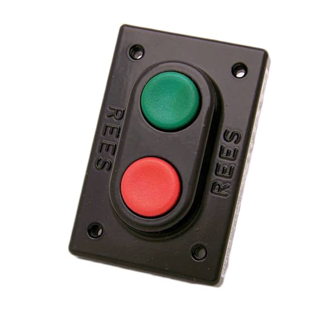 00579-132 1" DOUBLE PLNGER SWITCH GRN/RED