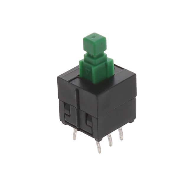 TL2202EEZB (GRN ACT) SWITCH PB DPDT 0.1A 30V