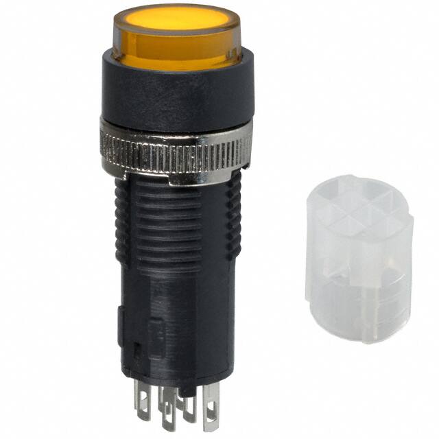 KB26CKW01-5D-JD SWITCH PUSHBUTTON DPDT 1A 125V