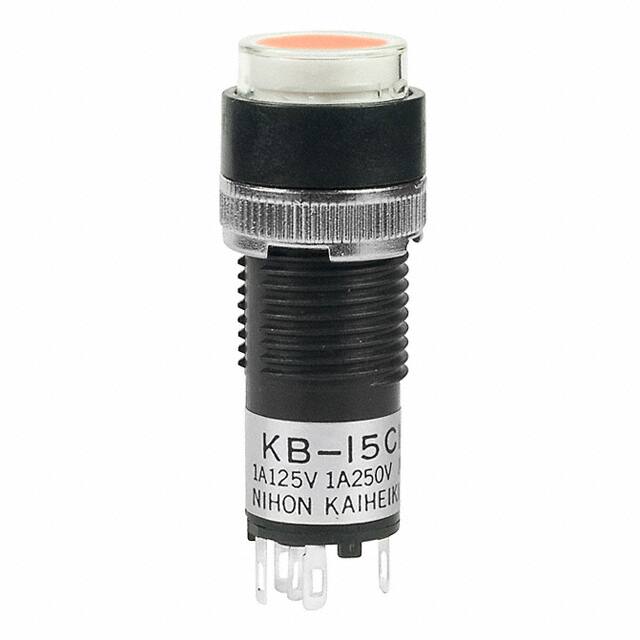 KB15CKW01-5D12-JD SWITCH PUSHBUTTON SPDT 1A 125V