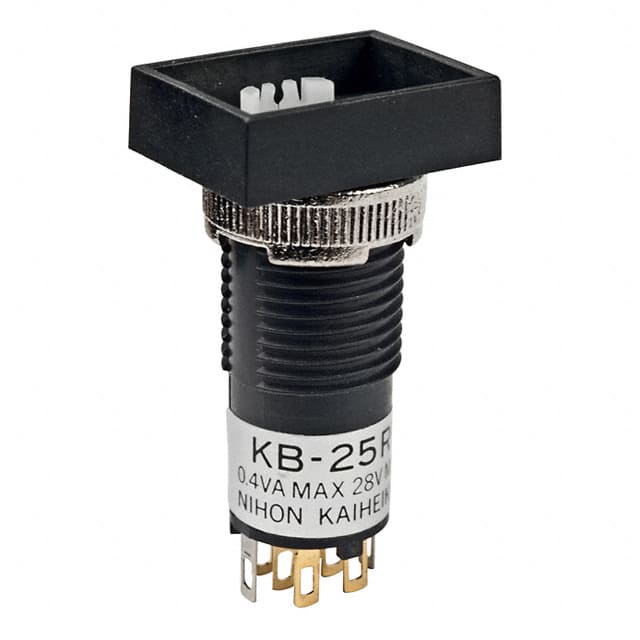 KB25RKG01-5D-JD SWITCH PUSH DPDT 0.4VA 28V