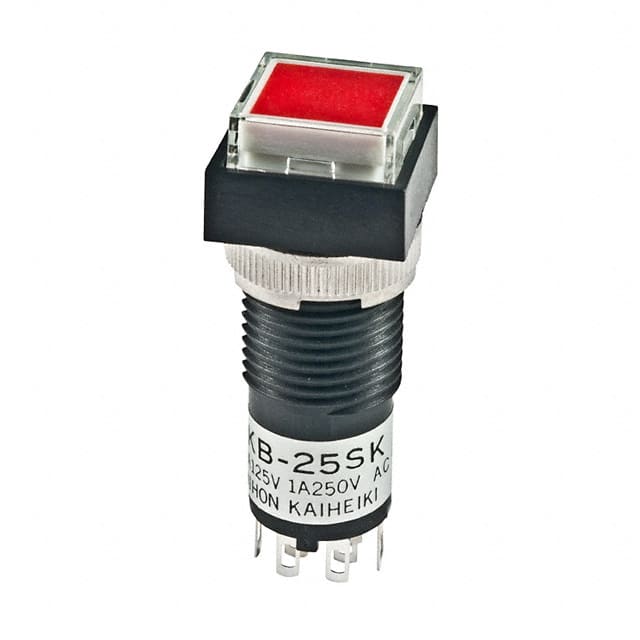 KB25SKW01-12-JC SWITCH PUSHBUTTON DPDT 1A 125V