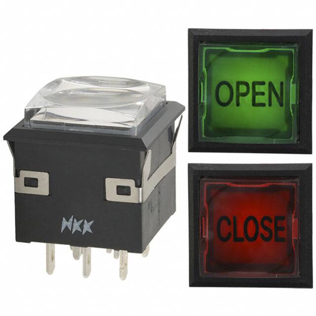 UB226KKW016CF-4J04 SWITCH PUSHBUTTON DPDT 5A 125V