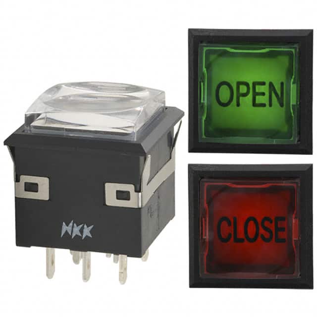 UB225KKW016CF-4J04 SWITCH PUSHBUTTON DPDT 5A 125V