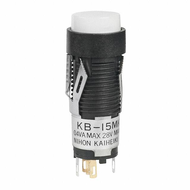 KB15MKG01-BB SWITCH PUSH SPDT 0.4VA 28V