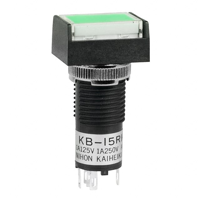 KB15RKW01B-5F24-JF SWITCH PUSHBUTTON SPDT 1A 125V