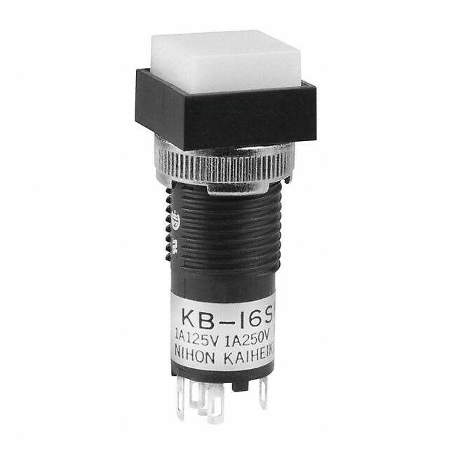 KB16SKW01-12-BB SWITCH PUSHBUTTON SPDT 1A 125V