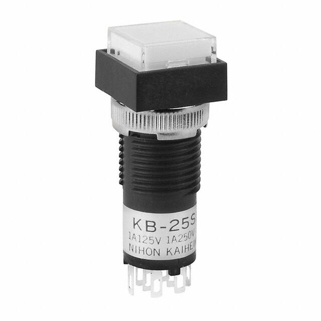 KB25SKW01-6B-JB SWITCH PUSHBUTTON DPDT 1A 125V