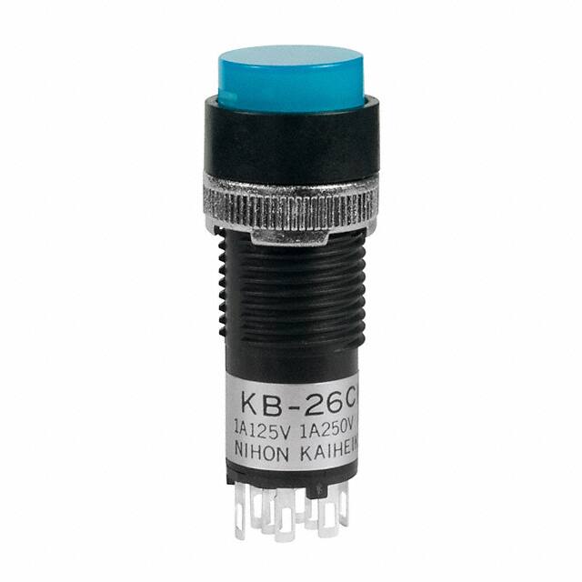 KB26CKW01-GG SWITCH PUSHBUTTON DPDT 1A 125V