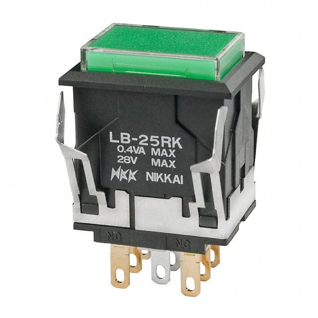 LB25RKG01-28-JF SWITCH PUSH DPDT 0.4VA 28V