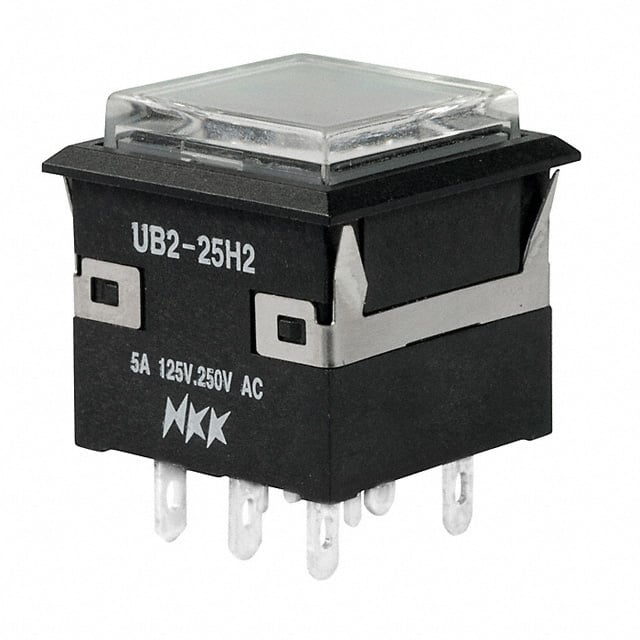 UB225KKW016CF-5J02 SWITCH PUSHBUTTON DPDT 5A 125V