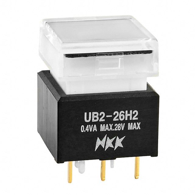 UB226SKG036CF-5J01 SWITCH PUSH DPDT 0.4VA 28V