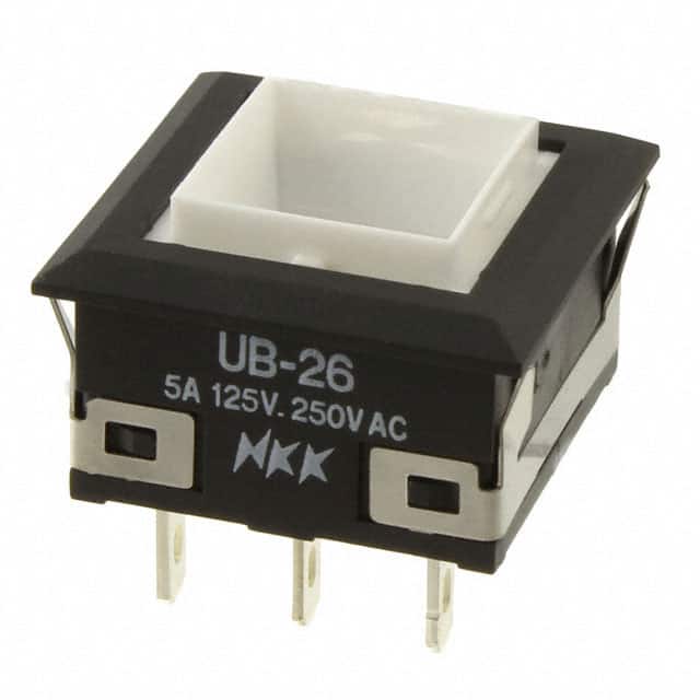 UB26KKW01N/U SWITCH PUSHBUTTON DPDT 5A 125V