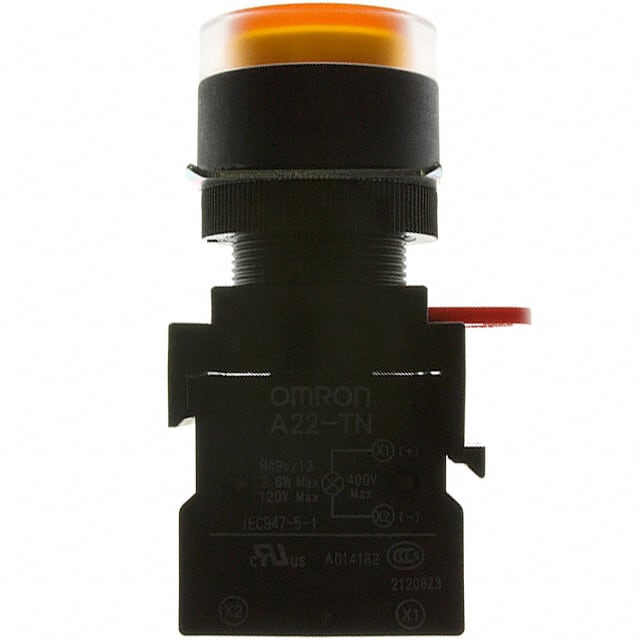 A22L-GY-24A-10M SWITCH PUSH SPST-NO 10A 110V