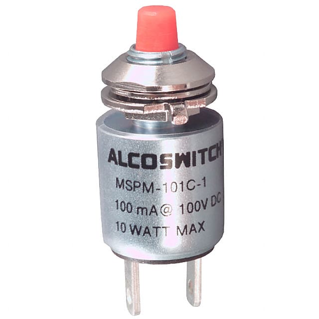 MSPM101CS1 SWITCH PUSHBUTTON SPST-NO 100MA